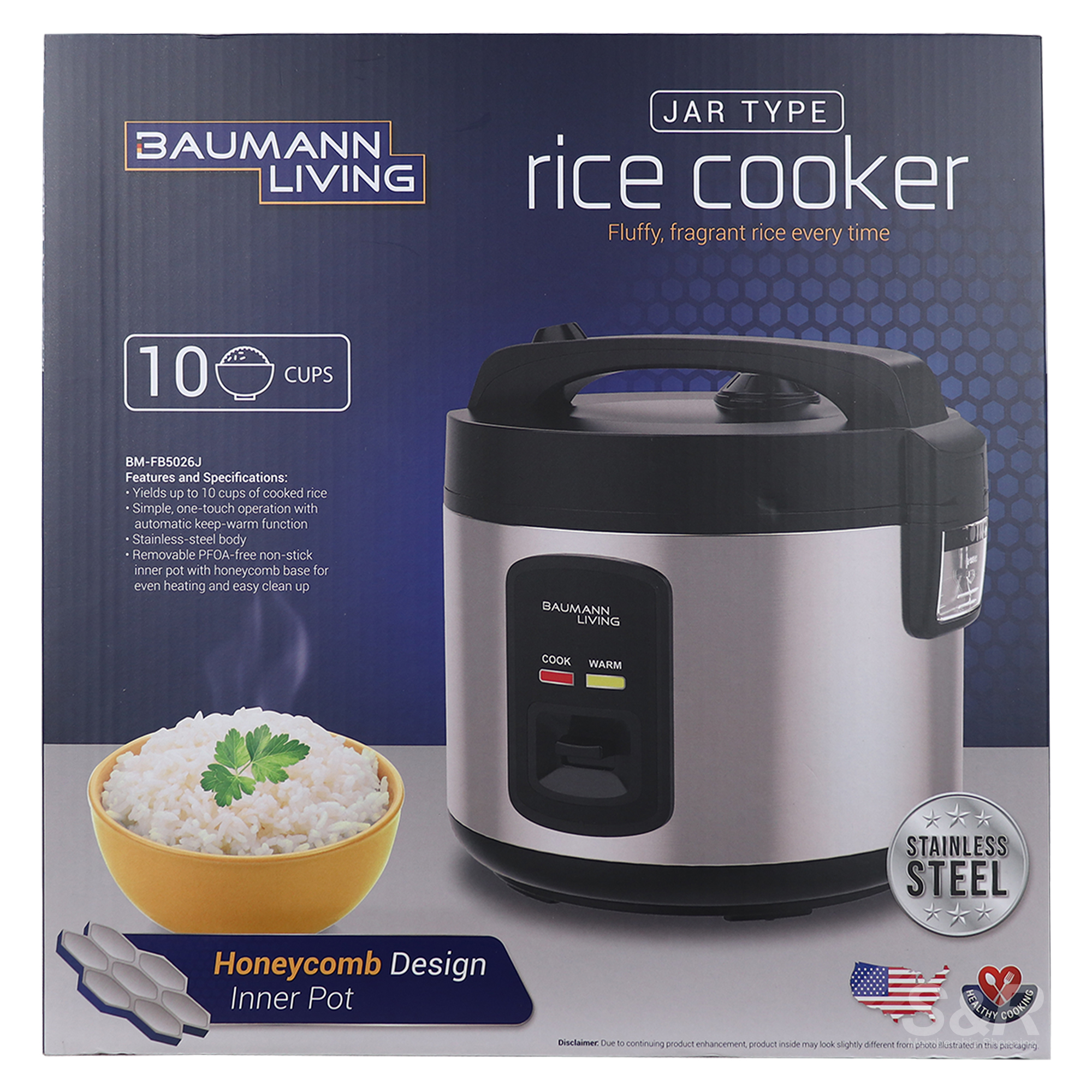 Baumann Living Jar Type Rice Cooker BM-FB5026J